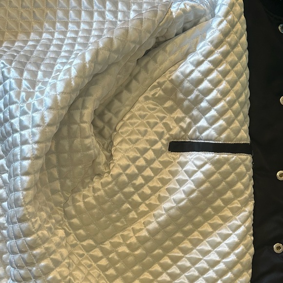 EUC Vintage? Lonsdale College / Varsity Jacket with White Quilted Lining - Picture 7 of 11